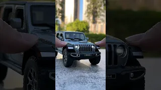 Jeep wrangler Rubicon car model #shorts #diecast #modelcars #toycars #satisfying