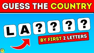 Guess The Country By First 2 Letters | The Ultimate 40 Countries Quiz | Monsterpedia
