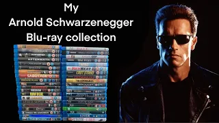 My Entire Arnold Schwarzenegger Blu-ray Collection (plus Character name)