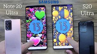 Samsung Galaxy Note 20 Ultra vs Samsung Galaxy S20 Ultra LTE