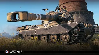 AMX 50 B раздаёт на Утёсе