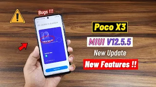 Poco X3 New Update Miui 12.5.5 || Poco X3 MIUI 12.5.5 features