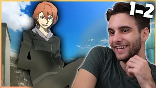 Chuuya's Cool Now?! | Bungo Stray Dogs Season 3 Episode 1 and 2 Blind Reaction