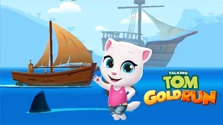 TALKING TOM GOLD RUN ✔ TALKING ANGELA IN TWO NEW WORLDS: LAS VEGAS AND HAWAII | Games For Kids