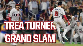 Trea Turner hits a huge grand slam for team USA, a breakdown