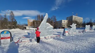 Апатиты /Немного города. Едем за подарками.