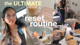 my ULTIMATE RESET ROUTINE🌱 deep-cleaning, goal setting, shopping & self-care ad