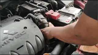 How to Clean Throttle Body mitsubishi lancer without Removing it | cara cuci throttle body lancer
