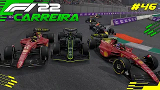 F1 22 - CORRIDA EMOCIONANTE E INESPERADA - GP ARÁBIA SAUDITA MY TEAM #46