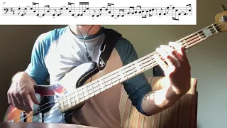 Smokin Out The Window - Silk Sonic || Bass Cover with Transcription