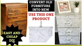 Convert old furniture into new | Easy and cheap DIY | Give a fresh look to your old furniture