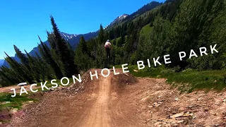 This Flow Trail is SICK | Jackson Hole Bike Park