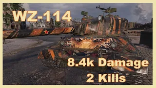 WZ-114 ◽️ 8.4K DMG ◽️ 2 KILLS ◽️ World of Tanks ◽️ Replay
