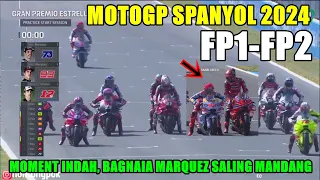 GILA, BERITA MOTOGP HARI INI, JUMAT 26 APRIL 2024, FP1 DAN FP2 PECCO MARQUEZ JEREZ, LUCA MOTOGP 2024