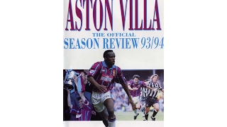 Aston Villa Season Review 1993 - 1994