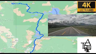Jackson, WY to Yellowstone National Park in 4K