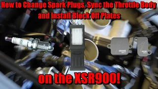 How to Change Spark Plugs, Sync the Throttle Body and Install Block Off Plates on the XSR900!