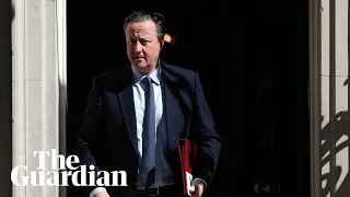 David Cameron gives evidence during committee session – watch live