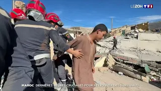 🔴 Au Maroc, une course contre-la-montre pour retrouver les derniers survivants du séisme