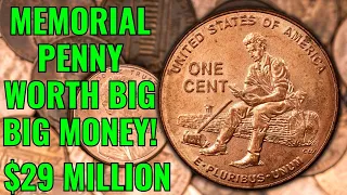 LINCOLN MEMORIAL PENNY WORTH BIG BIG MONEY THAT COULD MAKE YOU A MILLIONAIER!!
