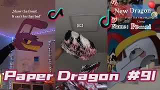 Dragon Puppet Crafts - Paper Dragon TikTok Compilation #91