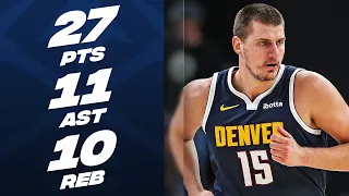 Nikola Jokic's TRIPLE-DOUBLE Performance In Nuggets W! | October 30, 2023