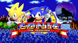 DJay 95 Plays: Sonic The Hedgehog Full walkthrough with Super Sonic (Debug mode)