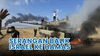 Israel Balas Serangan Hamas Hancurkan Jalur Gaza