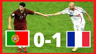 Portugal  0 x 1 França - semifinal da copa do mundo 2006, melhores momentos HD