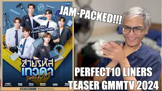 JAM-PACKED!!! | สายรหัสเทวดา (Perfect10 Liners (Teaser)) GMMTV 2024 Part 2 REACTION VIDEO