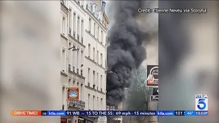 Paris police look at gas leak as possible cause of explosion and fire that injured 24