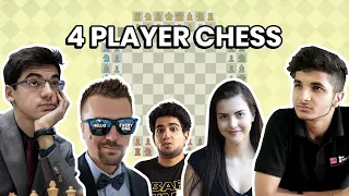 4 PLAYER CHESS ft. Alexandra Botez, Agadmator, Anish Giri and Vidit Gujrathi