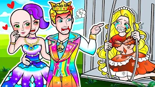 [🐾paper dolls🐾] Poor Rapunzel Become Rich Princess  | Rapunzel Family 놀이 종이
