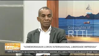 RTTL,EP - KAFE DADER "Komemorasaun Loron Internasional Liberdade Imprensa" 03-05-2024 (LIVE STREAM)