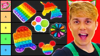 FIDGET TOYS: CLASSIFICANDO POP IT do MELHOR ao PIOR #shorts