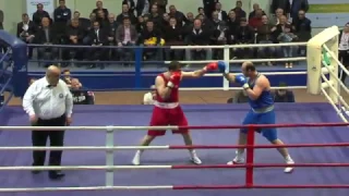 BOXING FINAL14 april 2017 (+91kg)RED BAXTIDZE Mixeil GEO VS BLUE VERIASOV  Ivan RUS.