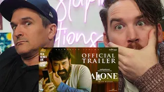 ALONE Official Trailer REACTION!! | Mohanlal | Shaji Kailas