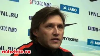 Евгений Бушманов после матча Спартак 2 - Луч Энергия 2:1