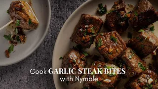 Cooking Robot Makes Garlic Butter Steak Bites | Nymble