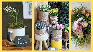 25 Zauberhafte Deko - Ideen für Haus & Garten im März / Wir freuen uns auf Frühling und Ostern