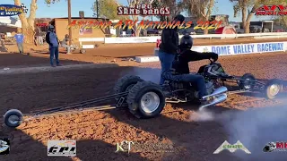 Ricky Carrolls “Blood Money” 4 cylinder banshee runs 3.10 at PSDA Arizona ATV Nationals!!