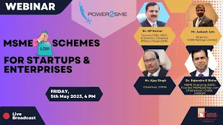 WEBINAR: MSME Loan Schemes for Startups & Enterprises