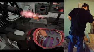 Surgeon Simulator VR: Meet The Medic - Trying Out HTC Vive