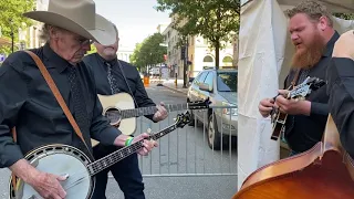 Terry Baucom’s Dukes of Drive - IBMA WOB Streetfest - 2021 - Carry Me Back To Carolina (warmup tune)