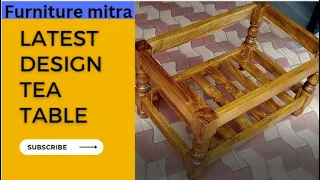 Latest design Tea table /Tea table with tutorial #woodfurniture #woodcarving