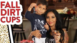 Nicole “Snooki” Fall Dirt Cups with Lorenzo!