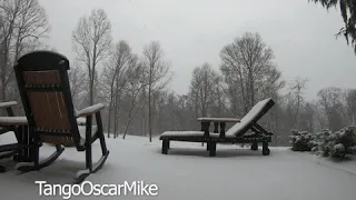 Snow fall time-lapse 12-16-020