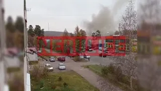 пожар по ул. КРАВЧЕНКО Нерюнгри