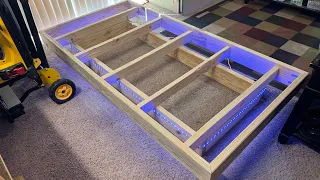 Twin Size Floating Bed Frame