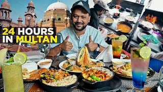 Ghanta Ghar Street Food & Best Buffet at Belmorris Hotel | 24 Hours in Multan, Pakistan